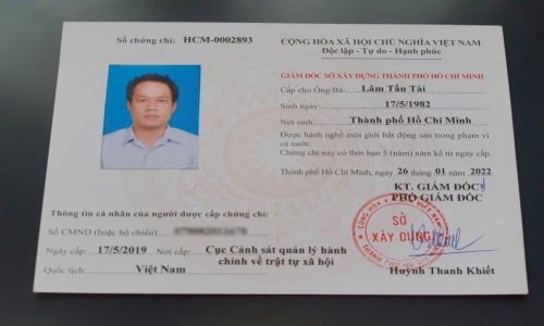 CHỨNG CHỈ HÀNH NGHỀ MÔI GIỚI BĐS