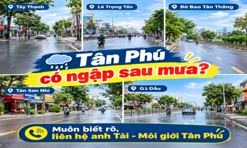 Tân Phú có ngập không? Thực tế sau những trận mưa lớn tháng 9 2026