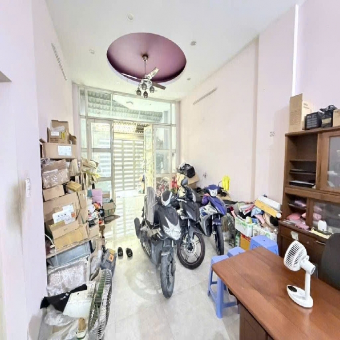 BÁN NHÀ DƯỚI 100 TRIỆU, BỜ BAO TÂN THẮNG, 4 TẦNG, 77m2, NỞ HẬU 8m, TÂN PHÚ - 5