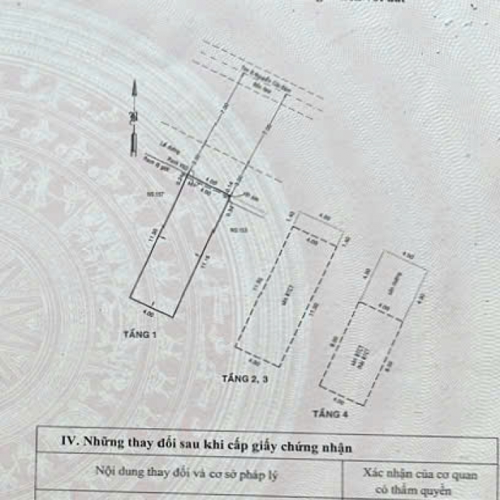 NHÀ CHÍNH CHỦ, BÁN NHÀ MẶT TIỀN NGUYỄN CỬU ĐÀM, TÂN PHÚ, 4 TẦNG , 4x12m - 6